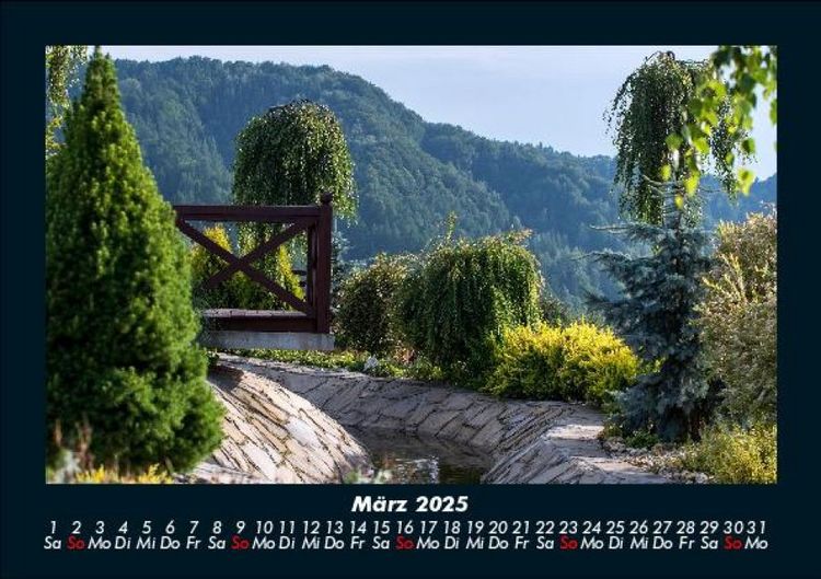 Produktbild: Landschaftskalender 2025 Fotokalender DIN A5