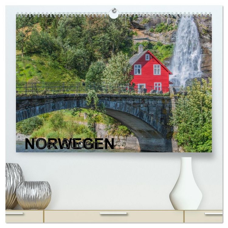 Produktbild: Norwegen - Der S&uuml;den (hochwertiger Premium Wandkalender 2026 DIN A2 quer), Kunstdruck in Hochglanz