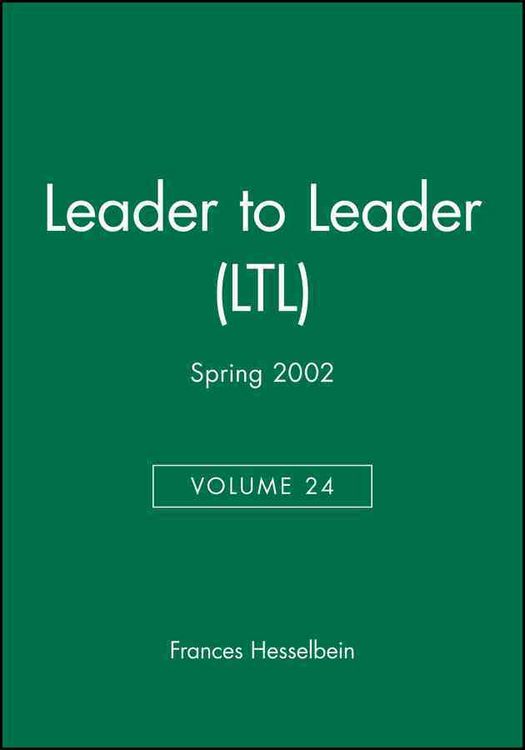 Produktbild: Leader to Leader #24 Spring 2002