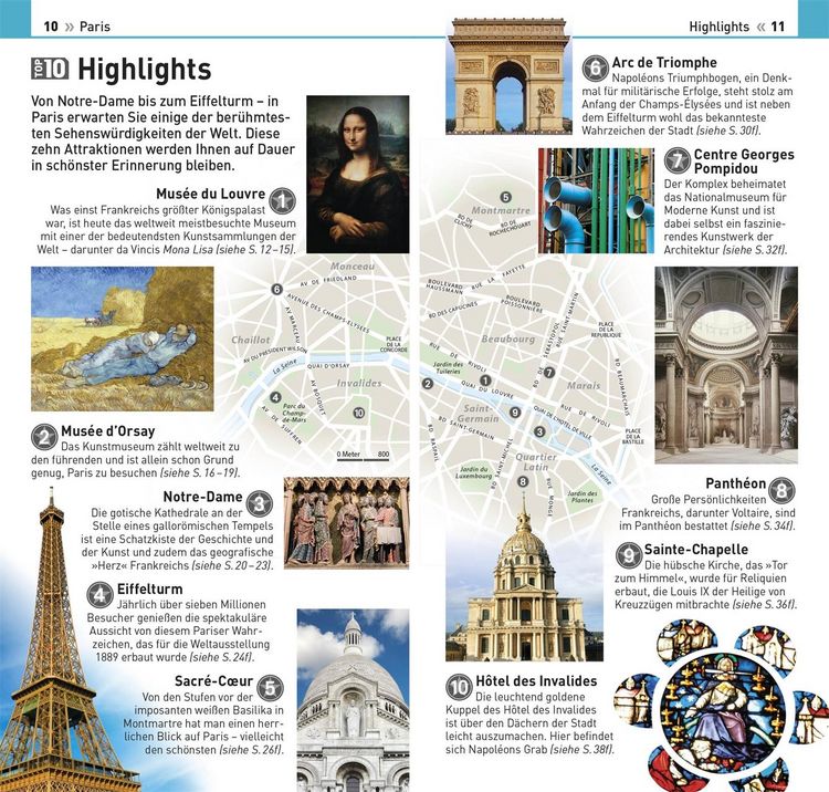 Produktbild: TOP10 Reisef&uuml;hrer Paris