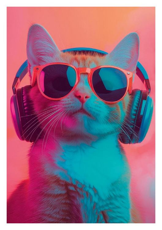 Produktbild: Postkartenblock Crazy Cats