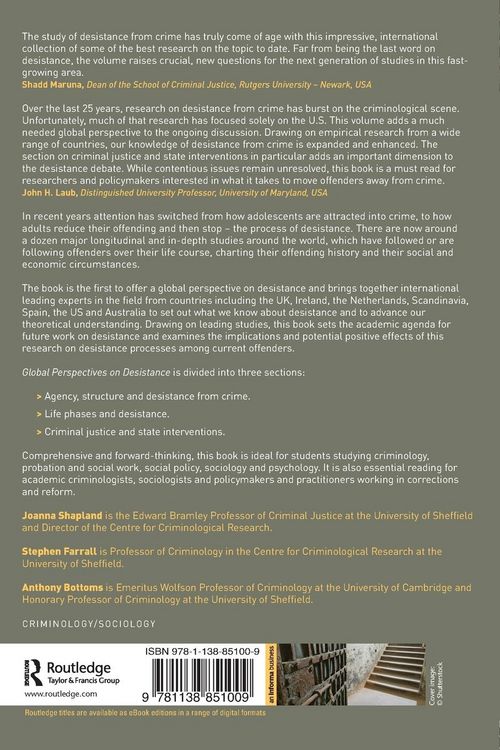 Produktbild: Global Perspectives on Desistance