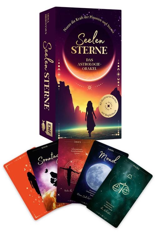 Produktbild: Orakel-Kartenset: Seelensterne &ndash; Das Astrologie-Orakel