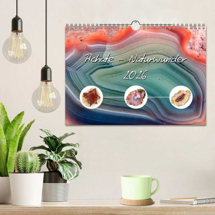 Produktbild: Achate - Naturwunder (Wandkalender 2026 DIN A4 quer), CALVENDO Monatskalender