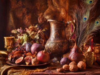 Produktbild: CALVENDO Puzzle Ein gedeckter Tisch, ein Herz voller F&uuml;lle | 1000 Teile Lege-Gr&ouml;&szlig;e 64x48cm Foto-Puzzle f&uuml;r gl&uuml;ckliche Stunden