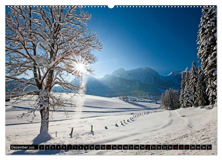 Produktbild: Abtenau im Lammertal (hochwertiger Premium Wandkalender 2026 DIN A2 quer), Kunstdruck in Hochglanz