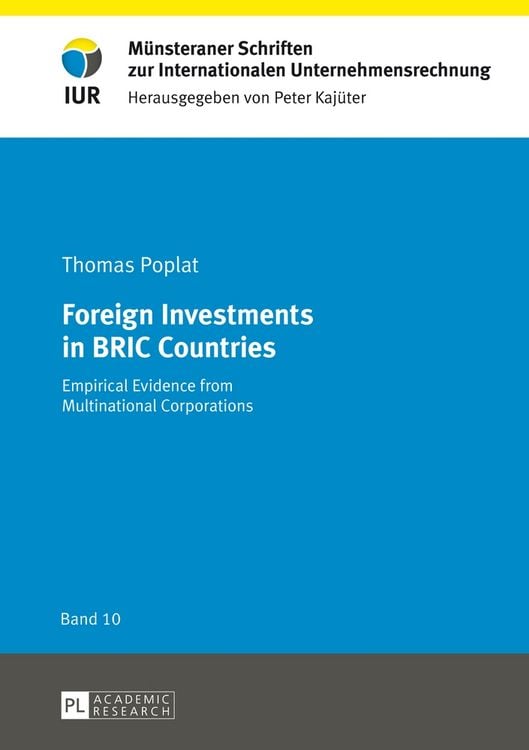 Produktbild: Foreign Investments in BRIC Countries