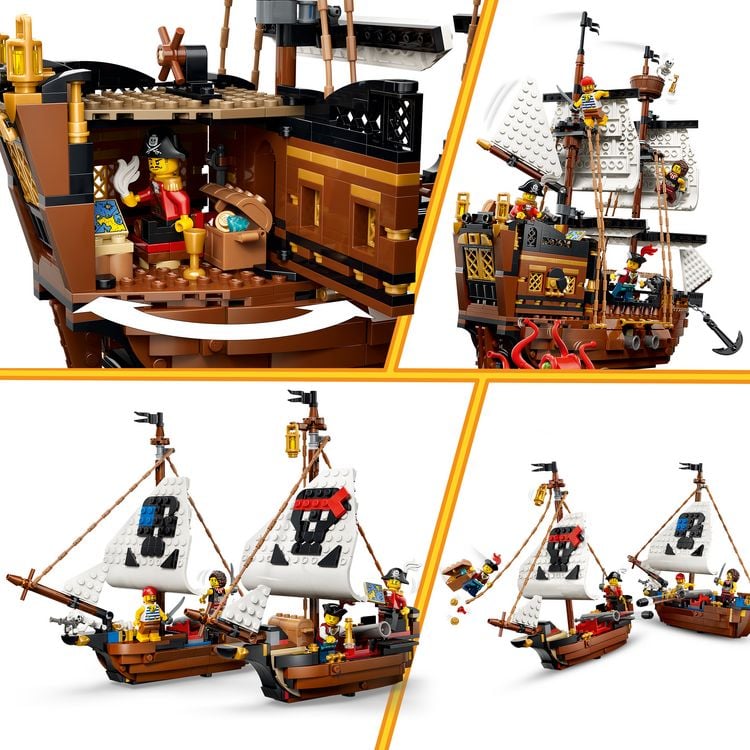 Produktbild: LEGO Creator 31387 Legend&auml;res Piratenschiff, Spielzeug ab 9 Jahren