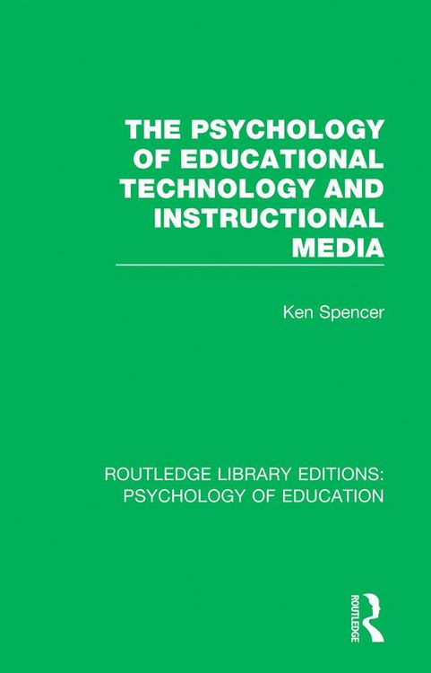 Produktbild: The Psychology of Educational Technology and Instructional Media