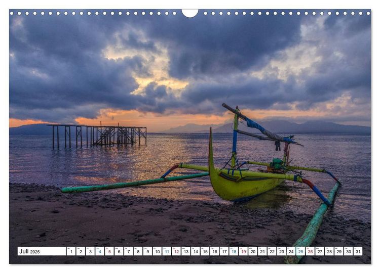 Produktbild: Java, Indonesische Insel im Feuerring (Wandkalender 2026 DIN A3 quer), CALVENDO Monatskalender