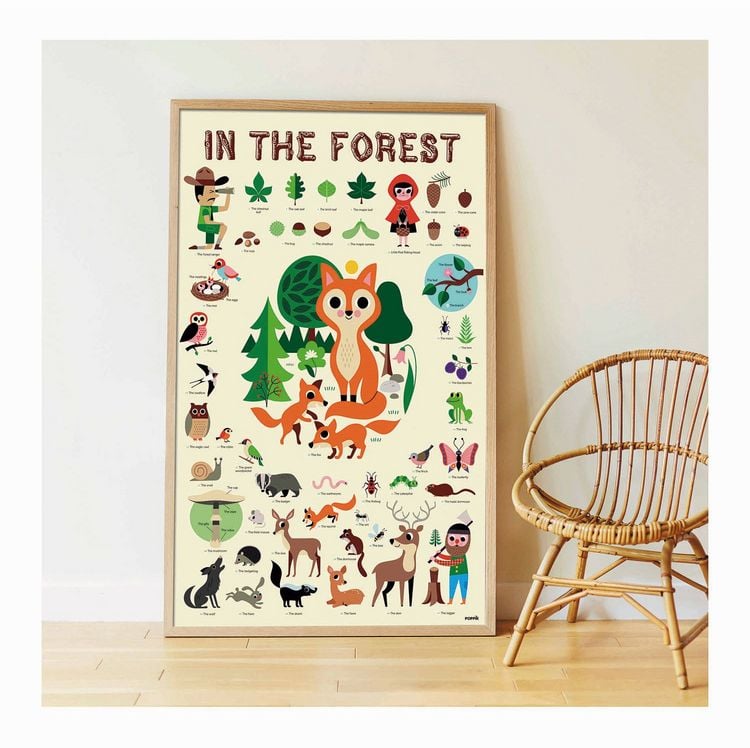 Produktbild: POPPIK - Lernposter & Sticker Wald