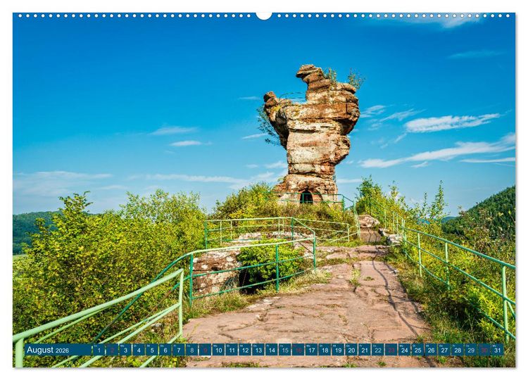 Produktbild: Burgen in Rheinland-Pfalz (hochwertiger Premium Wandkalender 2026 DIN A2 quer), Kunstdruck in Hochglanz