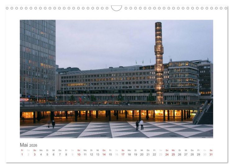 Produktbild: Stockholm - Licht des Nordens (Wandkalender 2026 DIN A3 quer), CALVENDO Monatskalender