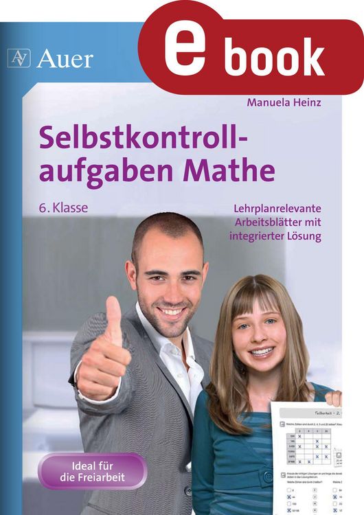 Produktbild: Selbstkontrollaufgaben Mathematik Klasse 6
