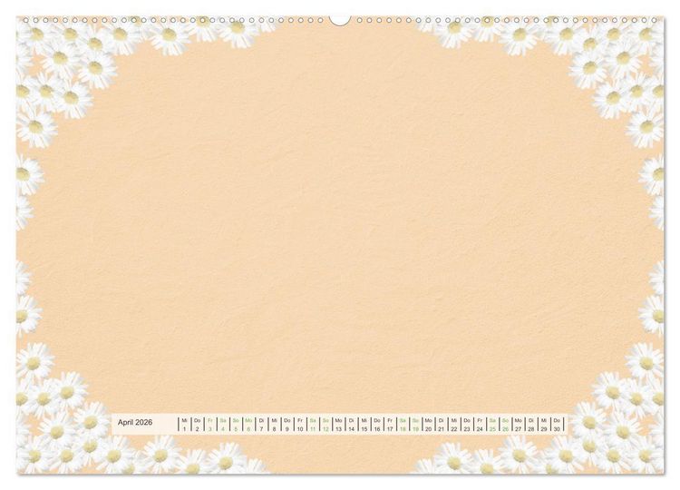 Produktbild: Bastelkalender Nostalgie-Rahmen 2026 (hochwertiger Premium Wandkalender 2026 DIN A2 quer), Kunstdruck in Hochglanz