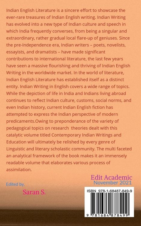 Produktbild: Contemporary Indian Writings and Education