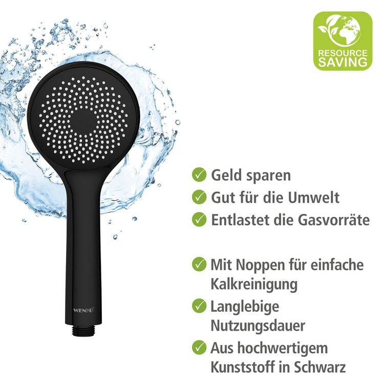 Produktbild: Duschkopf Watersaving &Oslash; 95 cm 1 Funktion, &Oslash; 9,5 cm