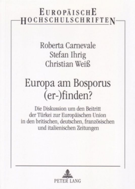 Produktbild: Europa am Bosporus (er-)finden?