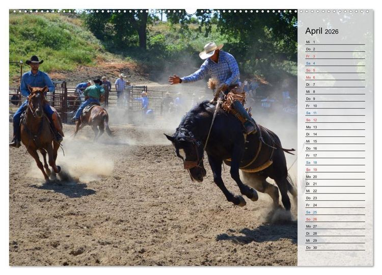 Produktbild: Faszination Rodeo (Wandkalender 2026 DIN A2 quer), CALVENDO Monatskalender