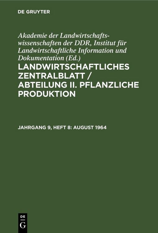 Produktbild: August 1964