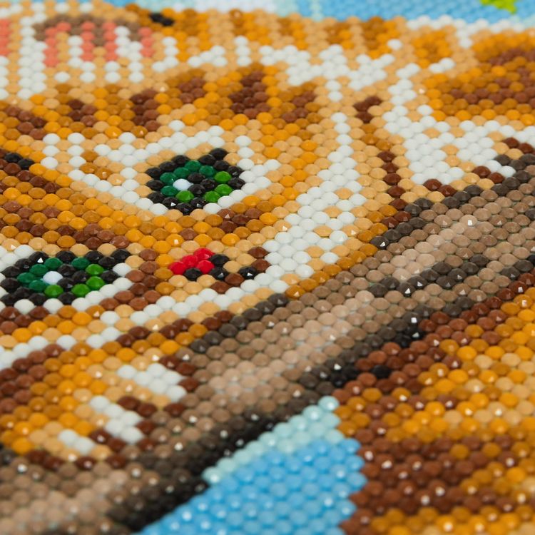 Craft Buddy CAK-A73 - Cherry Kitten, 30x30cm Crystal Art Kit