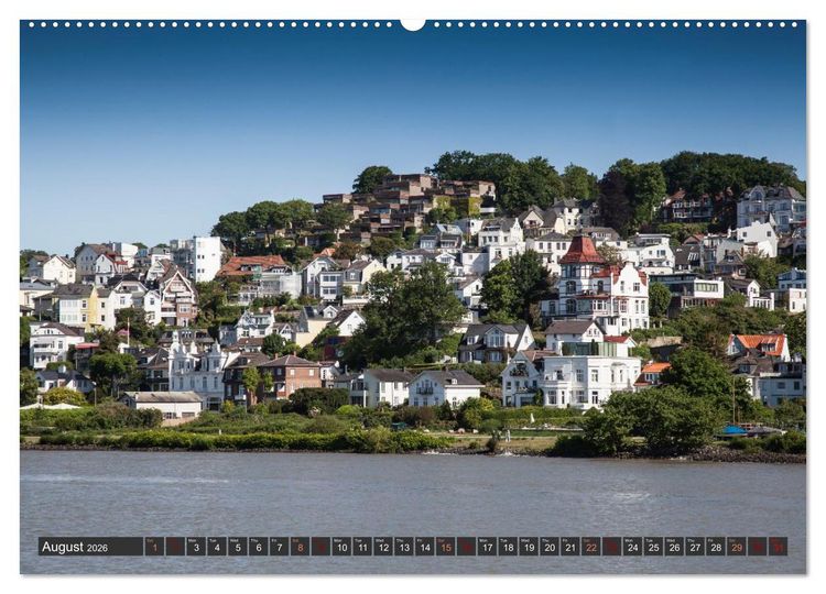 Produktbild: Hamburg.Discover northern Germany&rsquo;s cosmopolitan city (High Quality Premium Wall Calendar 2026 DIN A2 landscape),CALVENDO 12 Month Wall Calendar