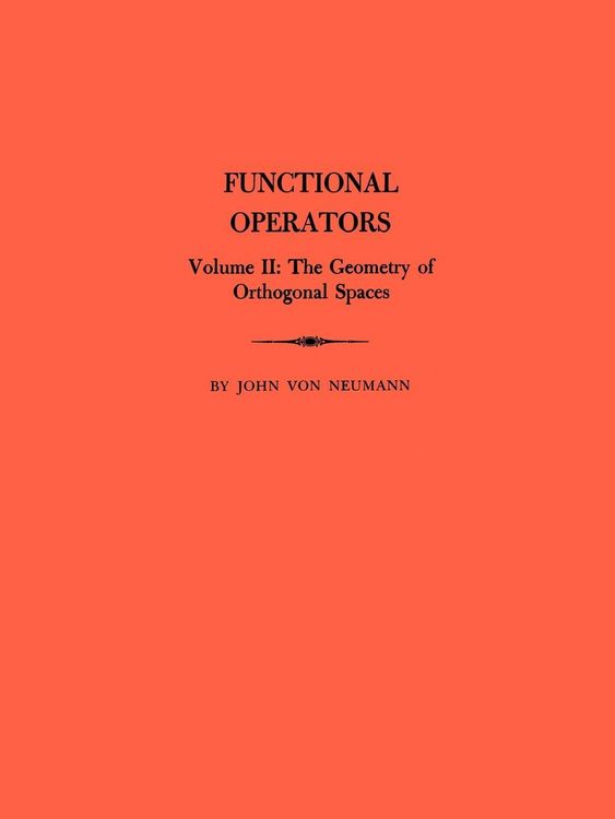 Produktbild: Functional Operators, Volume 2