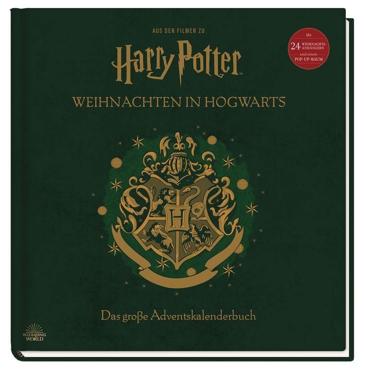Produktbild: Aus den Filmen zu Harry Potter: Weihnachten in Hogwarts: Das gro&szlig;e Adventskalenderbuch