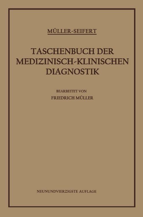 Produktbild: Taschenbuch der Medizinisch-Klinischen Diagnostik