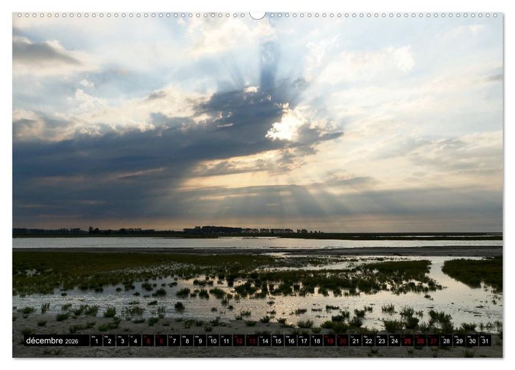 Produktbild: Mont Saint-Michel (Calendrier mural 2026 DIN A2 vertical) calendrier de bureau