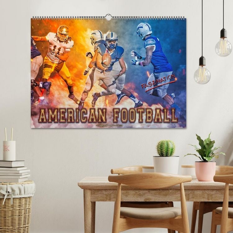 Produktbild: Faszination American Football (Wandkalender 2026 DIN A2 quer), CALVENDO Monatskalender