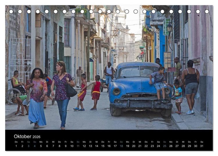 Produktbild: Cuba Highlights (Tischkalender 2026 DIN A5 quer), CALVENDO Monatskalender