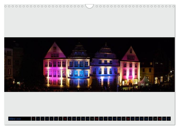 Produktbild: Bielefeld gibt es! Stadtpanoramen Teil 2 (Wandkalender 2026 DIN A3 quer), CALVENDO Monatskalender