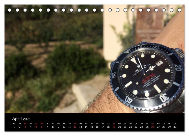Produktbild: Watch Wristshots Worldwide (Tischkalender 2026 DIN A5 quer), CALVENDO Monatskalender