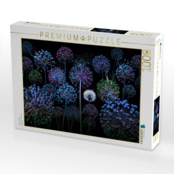 Produktbild: CALVENDO Puzzle Allium fantasia | 1000 Teile Lege-Gr&ouml;&szlig;e 64x48cm Foto-Puzzle f&uuml;r gl&uuml;ckliche Stunden