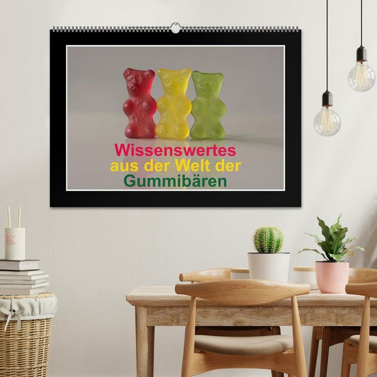 Produktbild: Wissenswertes aus der Welt der Gummib&auml;ren (Wandkalender 2026 DIN A2 quer), CALVENDO Monatskalender