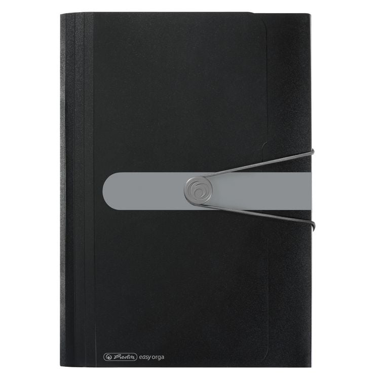 Produktbild: Herlitz F&auml;chermappe A4 PP 12 F&auml;cher, schwarz