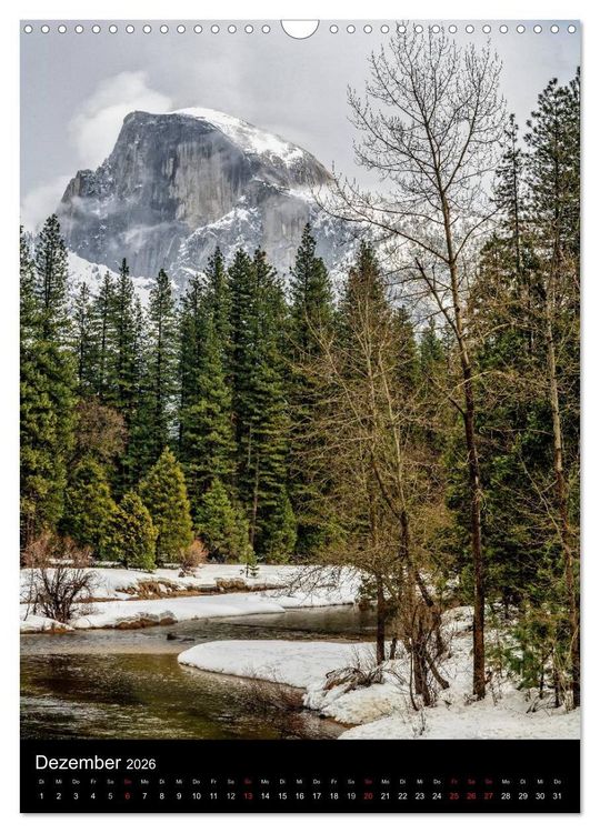 Produktbild: Idylle Pur - Der Yosemite National Park (Wandkalender 2026 DIN A3 hoch), CALVENDO Monatskalender