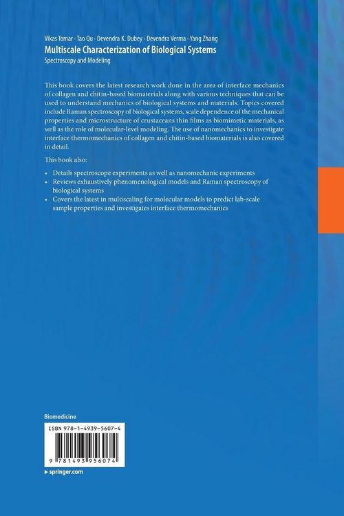 Produktbild: Multiscale Characterization of Biological Systems
