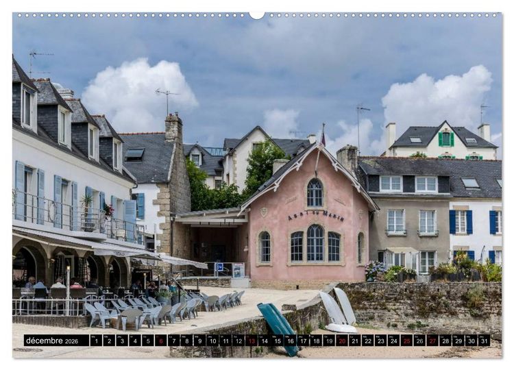 Produktbild: Bretagne Un r&ecirc;ve en couleurs (Calendrier mural 2026 DIN A2 vertical) calendrier de bureau