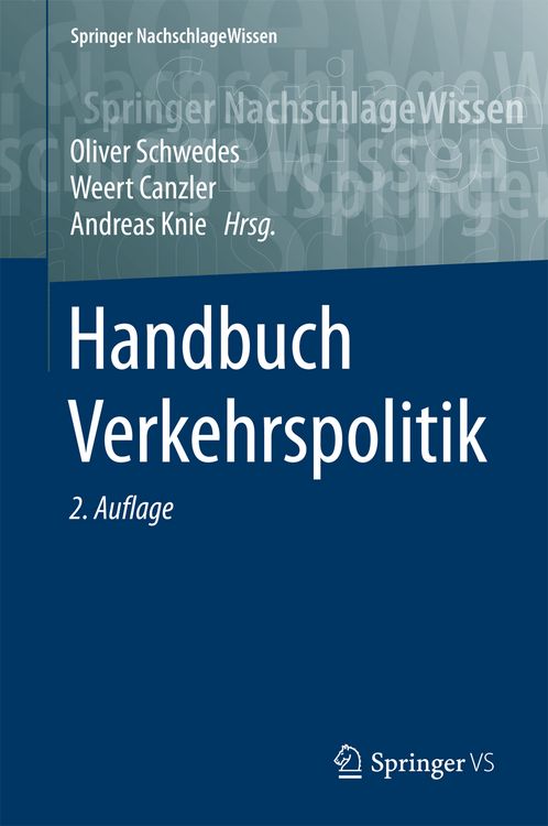 Produktbild: Handbuch Verkehrspolitik