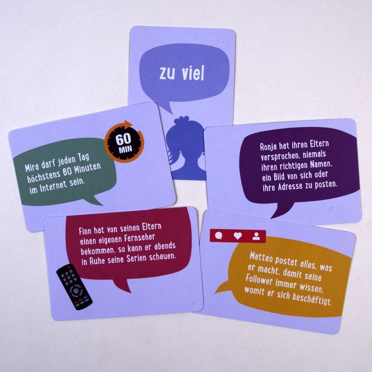 Produktbild: 50 Standpunktkarten Medienkonsum