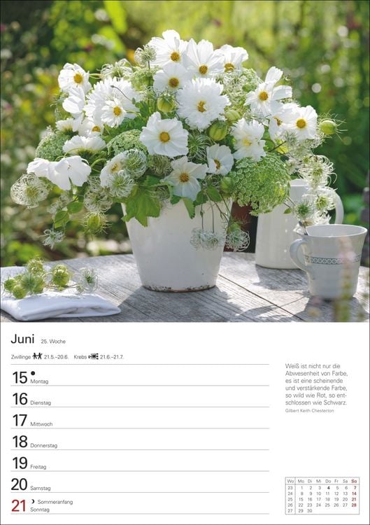 Produktbild: Blumenpracht Wochenplaner 2026 - 53 stimmungsvolle Fotografien
