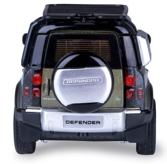 Produktbild: Land Rover Defender 110 Diecast 1:32 gr&uuml;n inkl. Knopfzellen