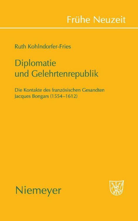 Produktbild: Diplomatie und Gelehrtenrepublik