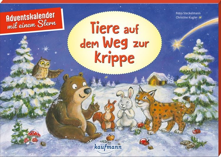 Rica auf dem Weg zur Krippe. Ein Folien-Adventskalender zum