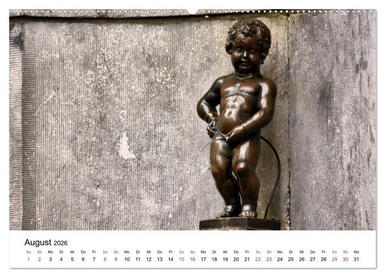 Produktbild: 300mm - Br&uuml;ssel (hochwertiger Premium Wandkalender 2026 DIN A2 quer), Kunstdruck in Hochglanz