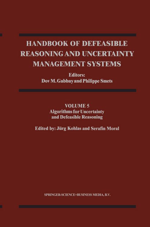 Produktbild: Handbook of Defeasible Reasoning and Uncertainty Management Systems