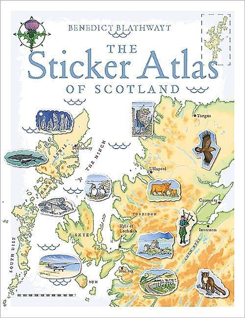 Produktbild: The Sticker Atlas of Scotland
