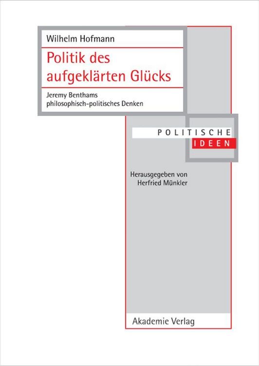 Produktbild: Politik des aufgekl&auml;rten Gl&uuml;cks